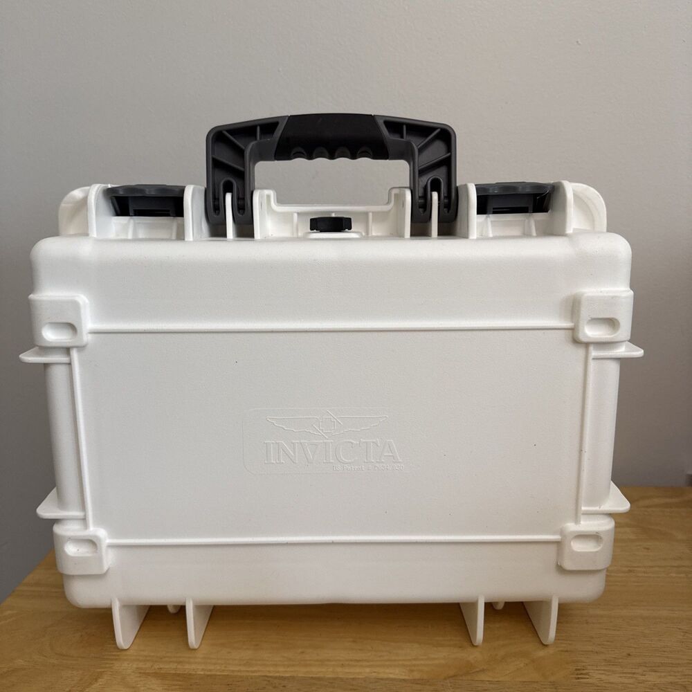 BRAND NEW INVICTA LIMITED EDITION 8-Slot Dive Impact Watch Case White Navy 15x12 - Picture 2 of 13
